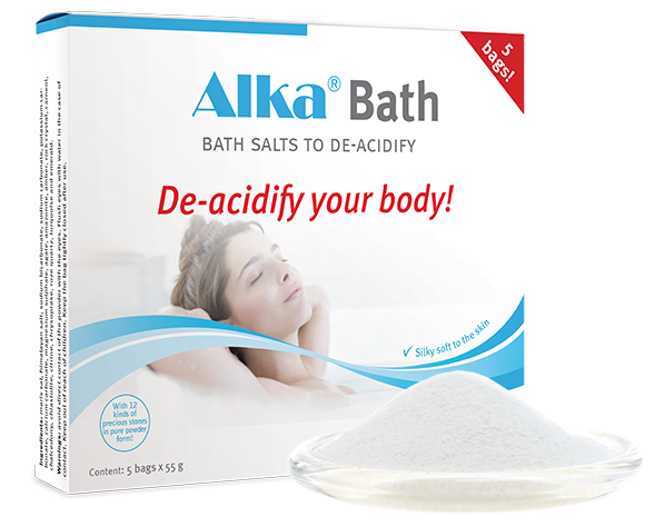 Alkalizing and relaxation with  Alka ®    Bad